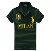 2013 polo ralph lauren t-shirt high neck hommes respirant cotton italy pl2205 milan green